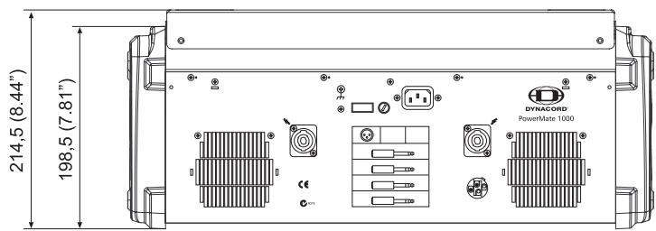 DYNACORD POWERMATE 1000 - Active 2-way stereo configuration: - 9