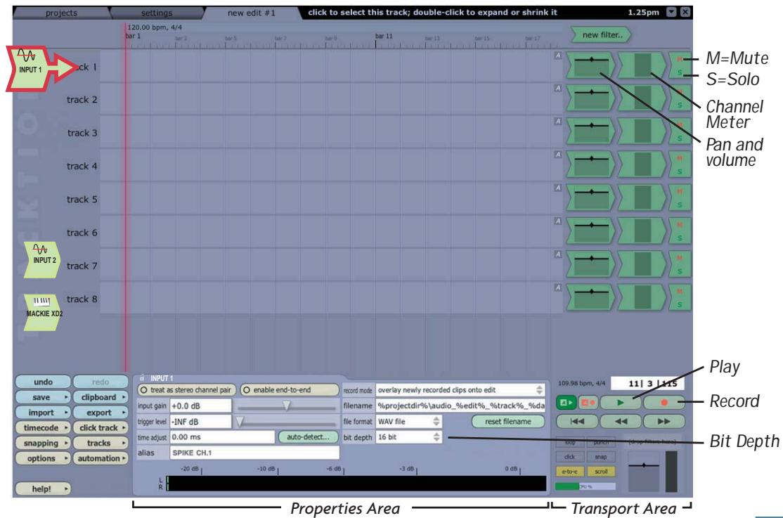 MACKIE SPIKE - Making a Recording - 10