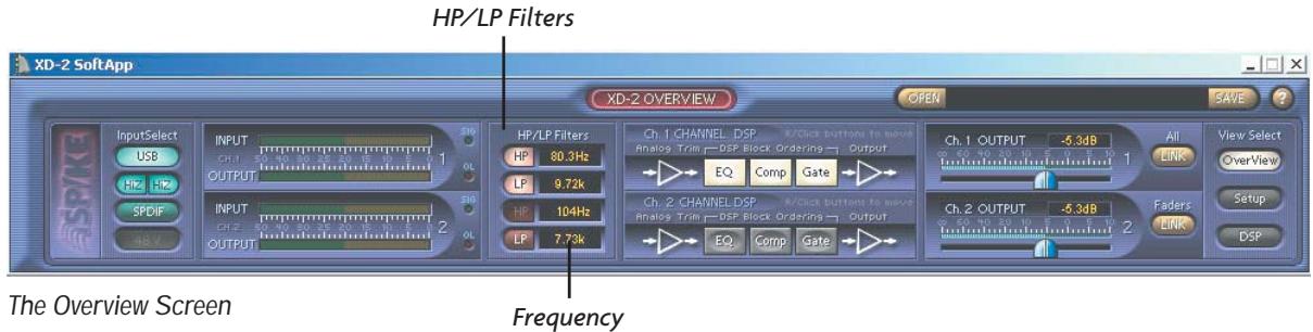 MACKIE SPIKE - Overview screen continued - 1