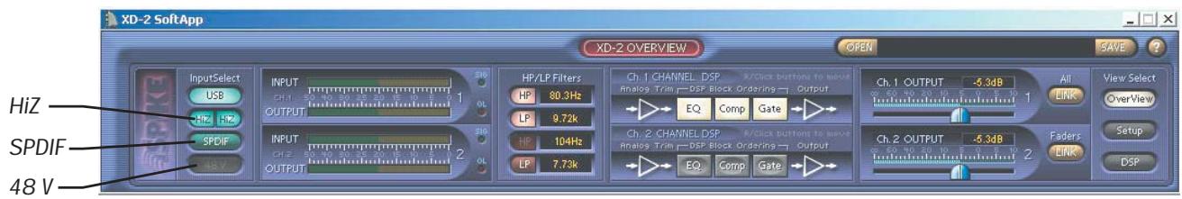 MACKIE SPIKE - Overview screen continued - 1