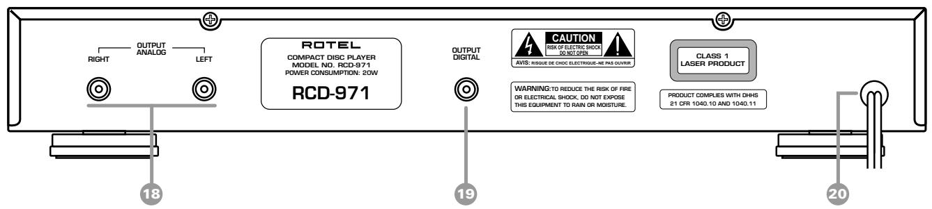 ROTEL RCD-971 - WARNING: - 3