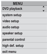 ROTEL RDV-1093 - On-Screen Menus G H U - 1