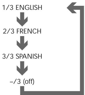 ROTEL RDV-985 - Subtitle Language Selection - 3