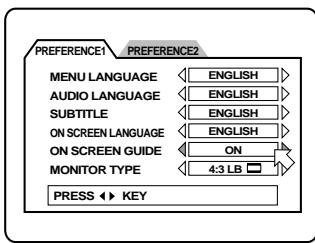 ROTEL RDV-985 - On Screen Guide - 1