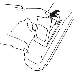 ROTEL RDV-985 - Installing the Batteries - 1
