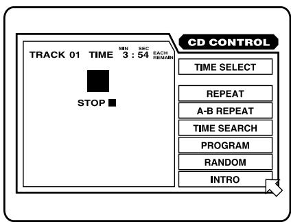 ROTEL RDV-985 - CD CONTROL display - 1