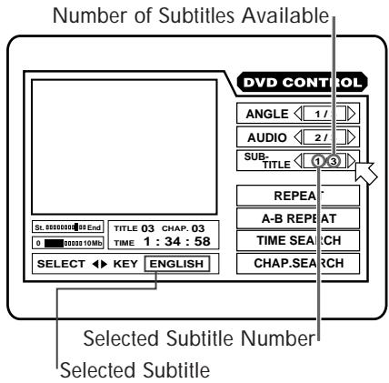 ROTEL RDV-985 - Subtitle Language Selection - 2