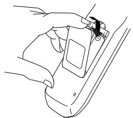 ROTEL RDV-985 - Installing the Batteries - 3