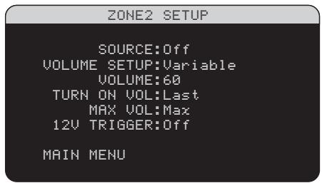 ROTEL RSP-1068 - Zone 2 Setup - 1