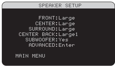 ROTEL RSP-1068 - Speaker Setup - 1