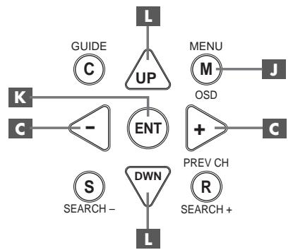 ROTEL RSP-1098 - Navigation Buttons - 1
