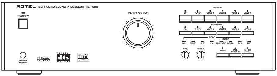 ROTEL RSP-985 - SURROUND SOUND PROCESSOR - 1
