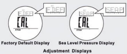 IROX ER2 - Altimeter Mode -Unit Selection and Altimeter Adjustment - 3