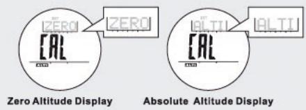IROX ER2 - Altimeter Mode -Unit Selection and Altimeter Adjustment - 2