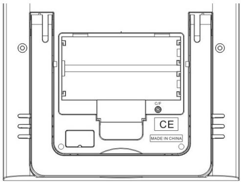 IROX HT78 - View from behind (with battery lid opened) - 1