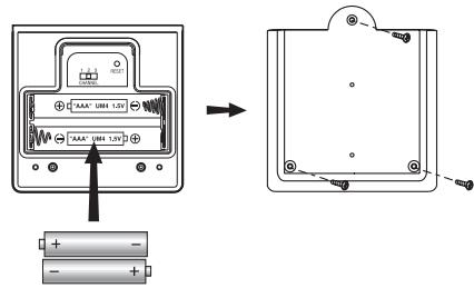IROX IBR923 - BATTERY AND CHANNEL INSTALLATION: REMOTE UNIT - 1