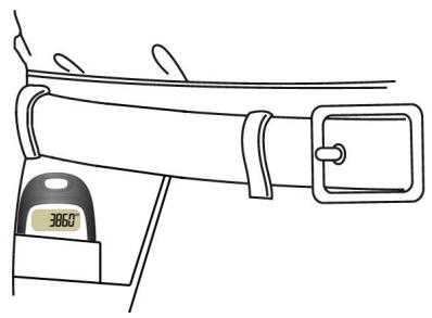 IROX PE101S - Den Schrittzahler richtig tragen - 1