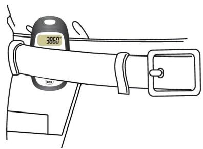 IROX PE101S - Den Schrittzahler richtig tragen - 2