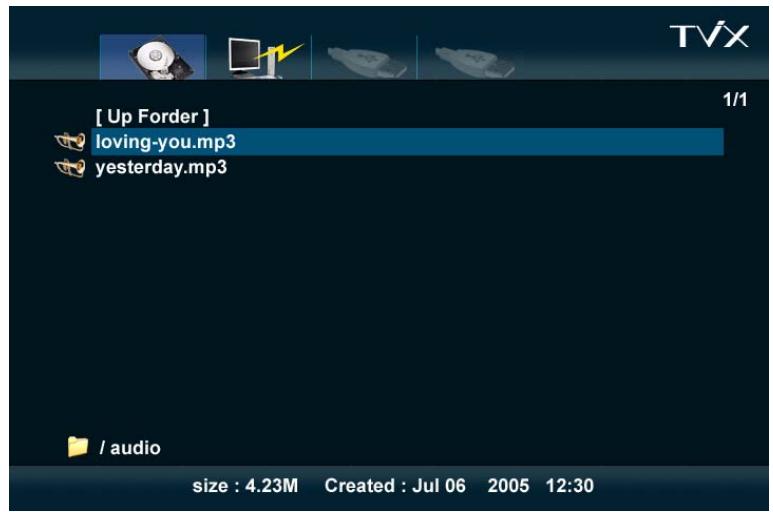 TVIX HD M-4100SH - Play Audio Files - 2