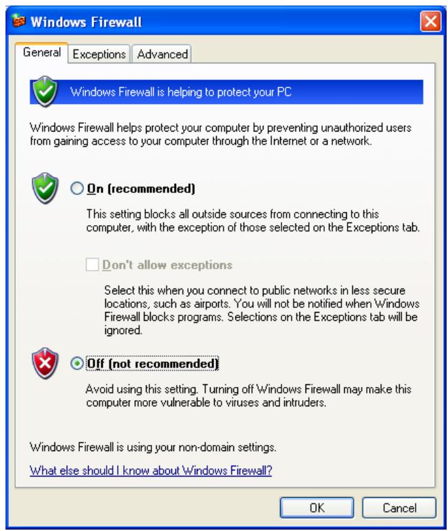 TVIX HD M-4100SH - < Disable Windows Firewall > - 2
