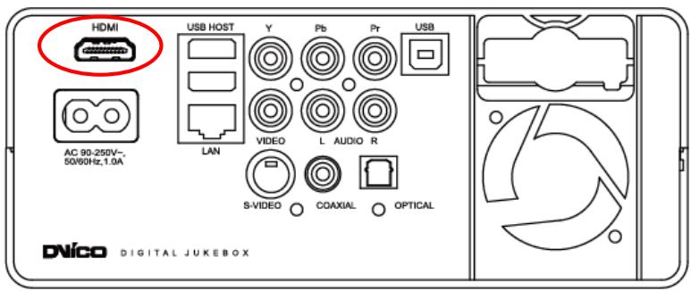 TVIX HD M-4100SH - Connection to HDMI Output - 1