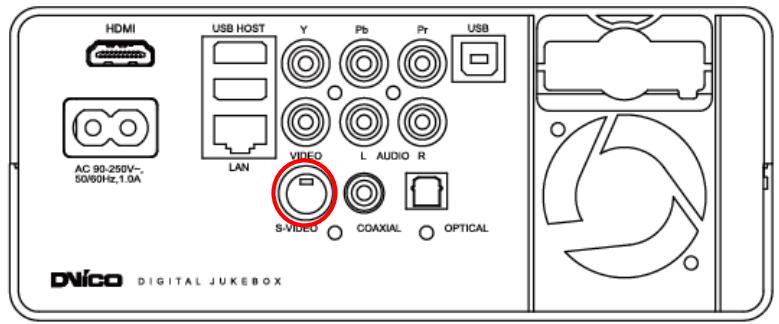 TVIX HD M-4100SH - Connection to S-Video Output - 1