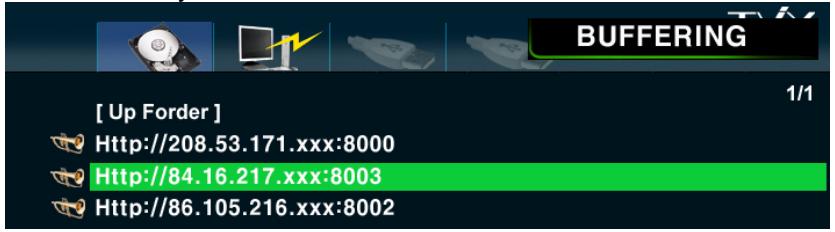 TVIX HD M-4100SH - Download the .pls file. - 3