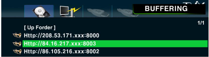 TVIX HD M-5000U - Download the .pls file. - 3