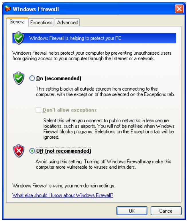 TVIX HD M-5000U - < Disable Windows Firewall > - 2
