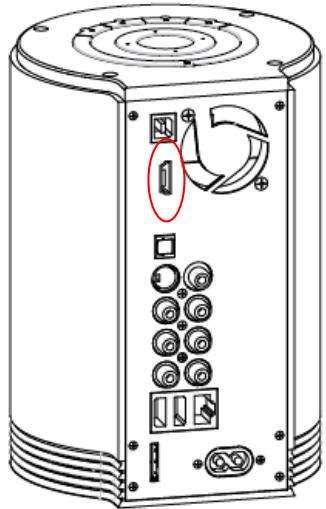 TVIX HD M-5100SH - Connection to HDMI Output - 1