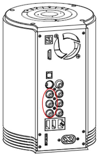 TVIX HD M-5100SH - Connection to Component Output - 1