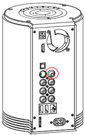 TVIX HD M-5100SH - Connection with an Ordinary (Composite) TV Output - 1