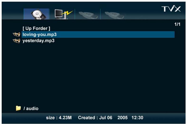 TVIX HD M-5100SH - Play Audio Files - 2