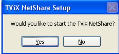 TVIX HD M-6500A - TViX NetShare Installation - 5