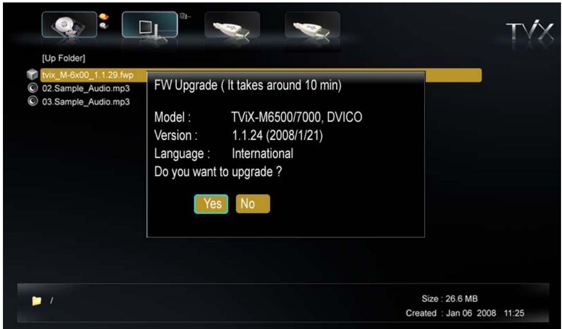 TVIX HD M-6500A - How to Upgrade the Firmware - 1
