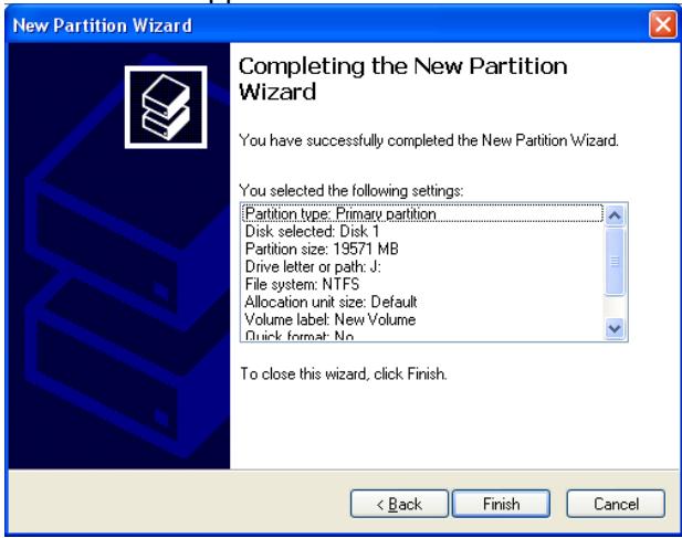 TVIX HD M-6500A - Making a Partition and Formatting the HDDs under Windows 2000 / XP/VISTA - 7