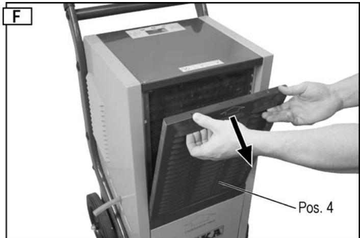 ATIKA ALE 800 - Rimozione del filtro - 1