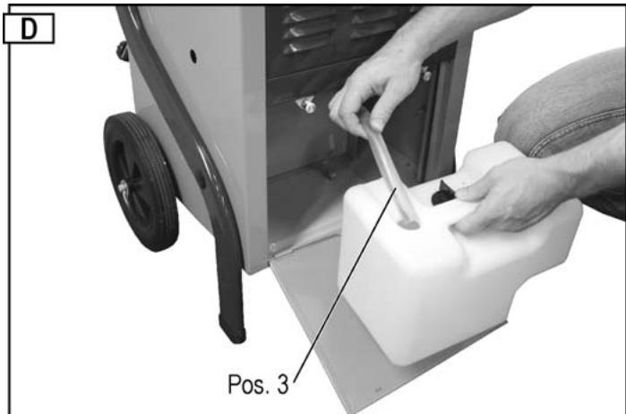 ATIKA ALE 800 - Removing the water collecting container - 3