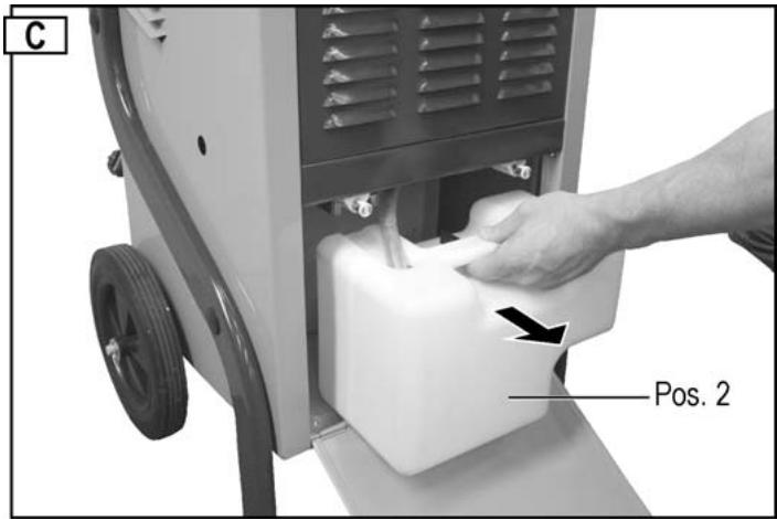 ATIKA ALE 800 - Rimozione del serbatoio di raccolta acqua - 2