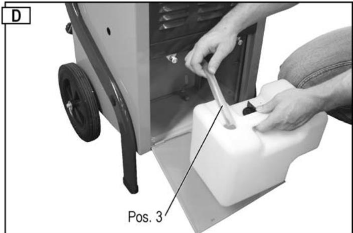 ATIKA ALE 800 - Rimozione del serbatoio di raccolta acqua - 3