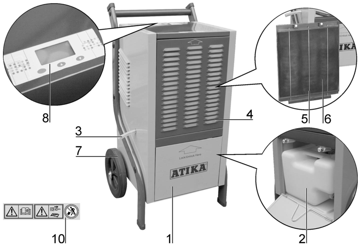 ATIKA ALE 800 - Ersatzteilliste - 1