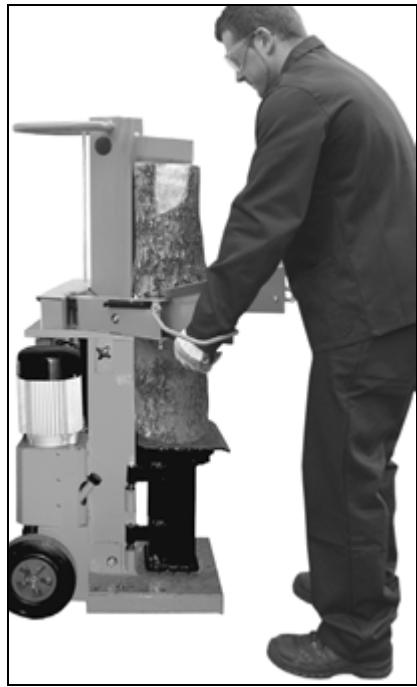 ATIKA ASP 10 N-400 - Lupanie drewna dlugiego: - 1