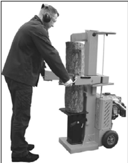 ATIKA ASP 11 N - - Splitting long wood: - 1