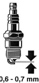 ATIKA HB 60 - Controllo / sostituzione della candela di accensione - 1