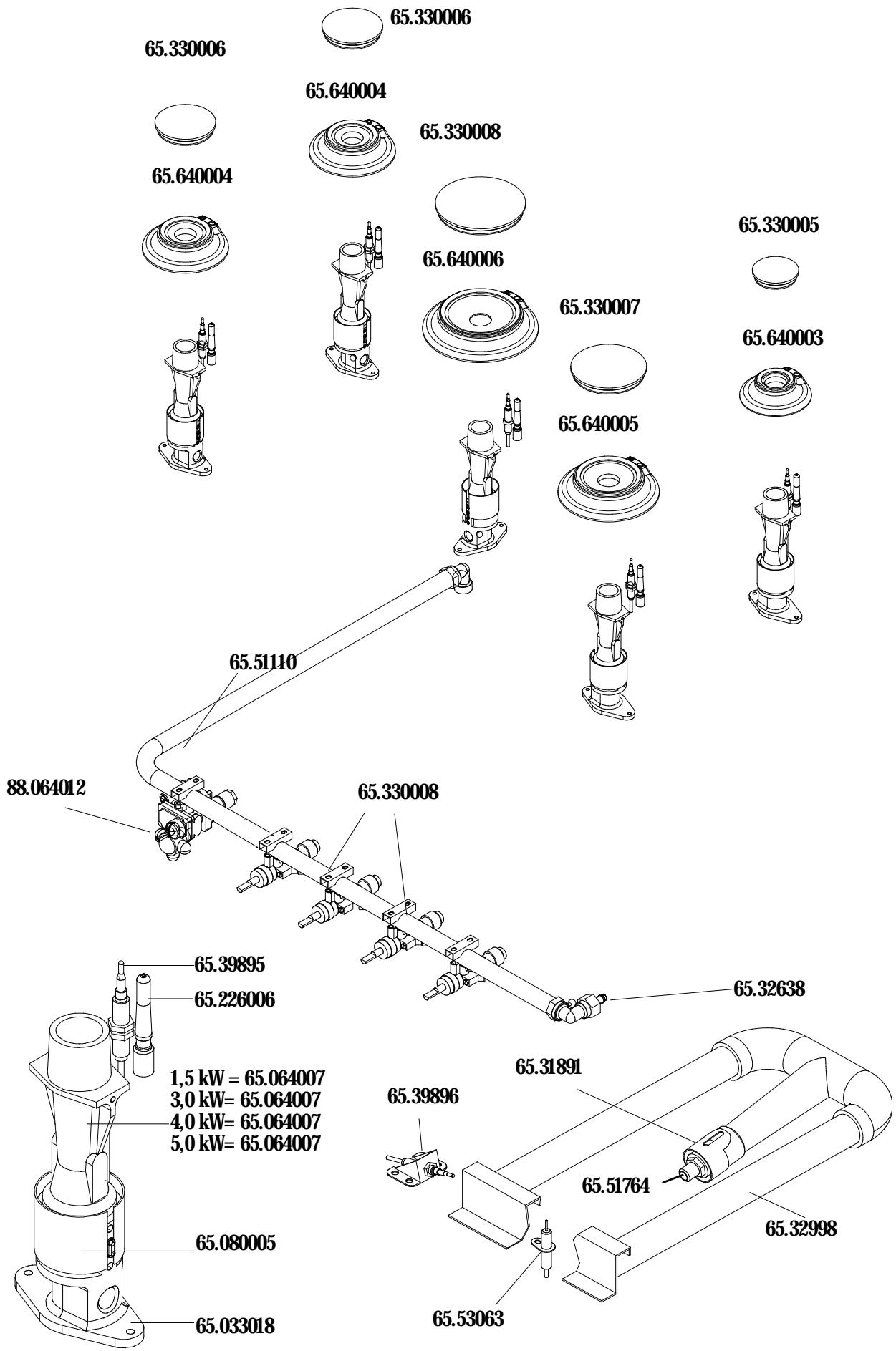 LACANCHE LCF1131E - Pour les tables électriques : - 4
