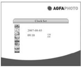 AGFAPHOTO AF 5080 - Réglage date et heures - 1
