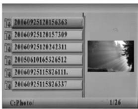 AGFAPHOTO AF 5080 - Mode selection et lecture de fichiers - 10