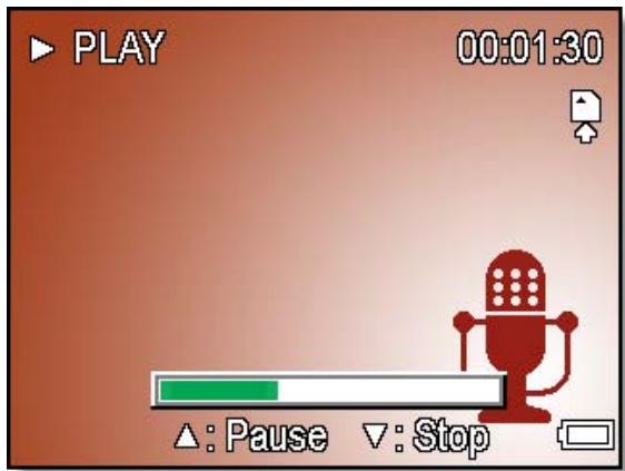 AGFAPHOTO DC-630I - Playing Back Audio Clips - 1