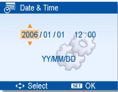 AGFAPHOTO DC-733I - Setting the Date &amp; Time - 1