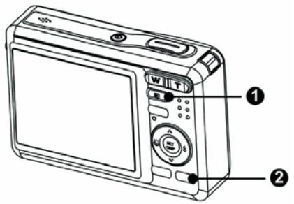 AGFAPHOTO DC-733I - Switching between REC mode and PLAY mode - 1